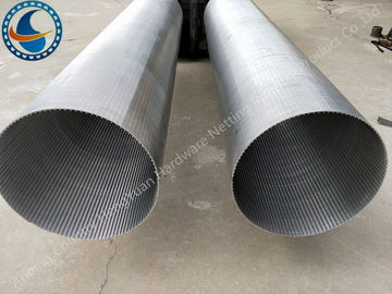 Non Clogging Wedge Wire Screen Cylinders , V Shape Profile Wire Screen