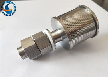 Wedge Wire Wrapped Screen Water Filter Nozzles Stainless Steel Slot 0.25mm