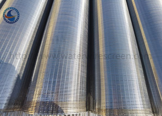 Stainless Slot 40mm Wire Wrapped Screen Water Well Sand Control Tube
