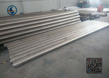 Stainless Steel Vee Profile Wire Screen / Vee Wire Wrapped Screen Tube