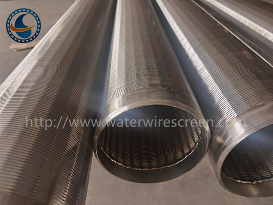 Stainless Steel Od168mm Wedge Wire Screen Pipe With 1.0mm Slot