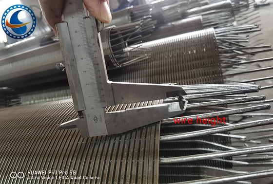 OD 273mm V Wire Johnson Wire Screen Немагнитная нержавеющая сталь