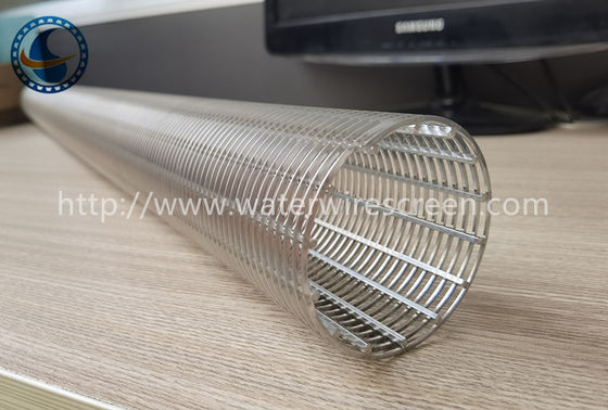 Ss304 разъединение чистой круглой трубки экрана провода клина слота замотки 2mm твердое жидкостное