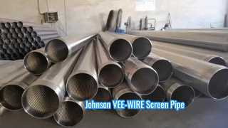 Экранирующая труба Johnson VEE-WIRE из нержавеющей стали, 100 бар